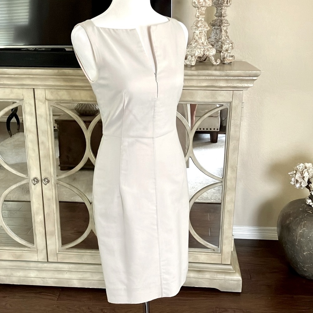 Akris Sheath Dress Double-Face Cotton/Silk NWT